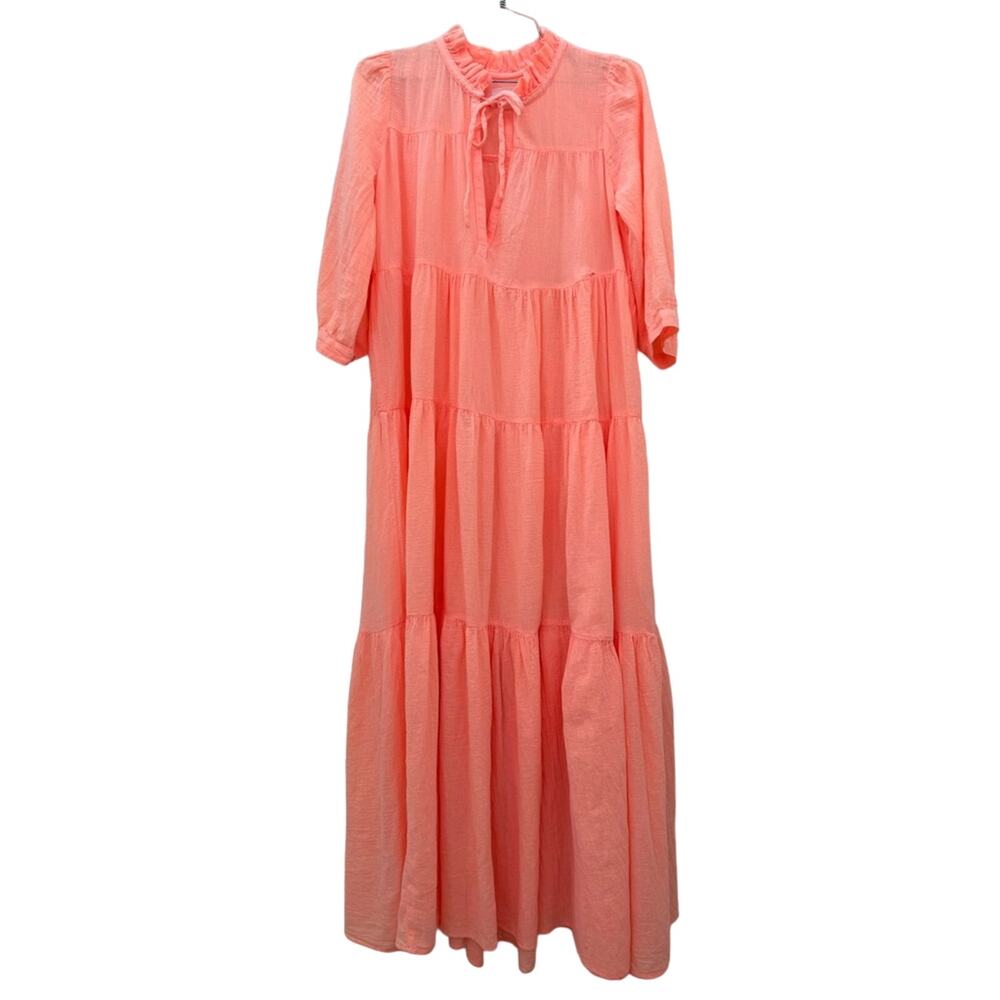 Honorine Neon coral dress
